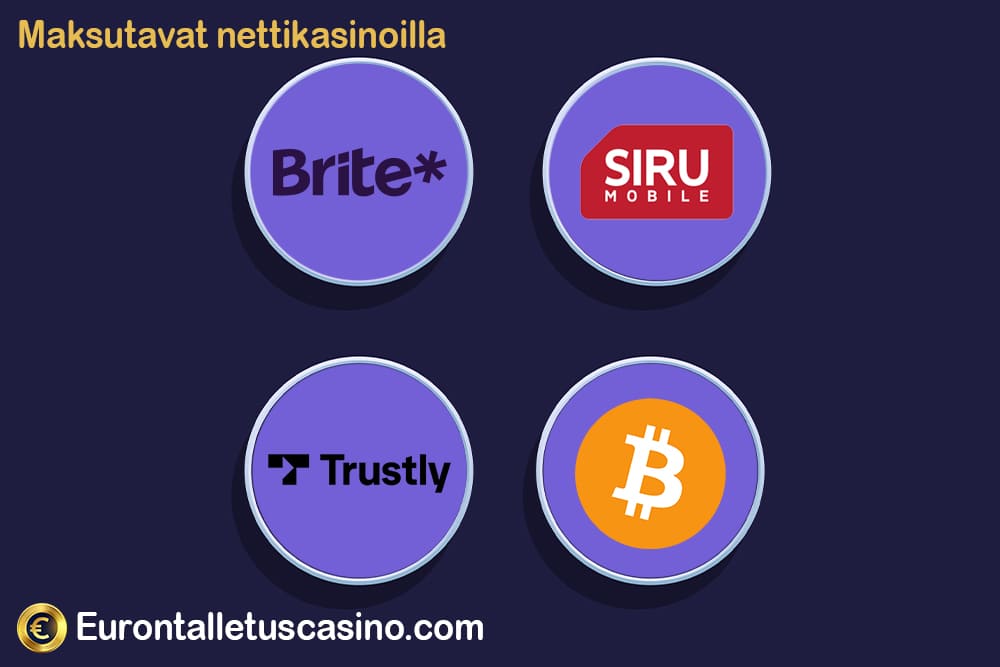 Maksutavat kasinoilla